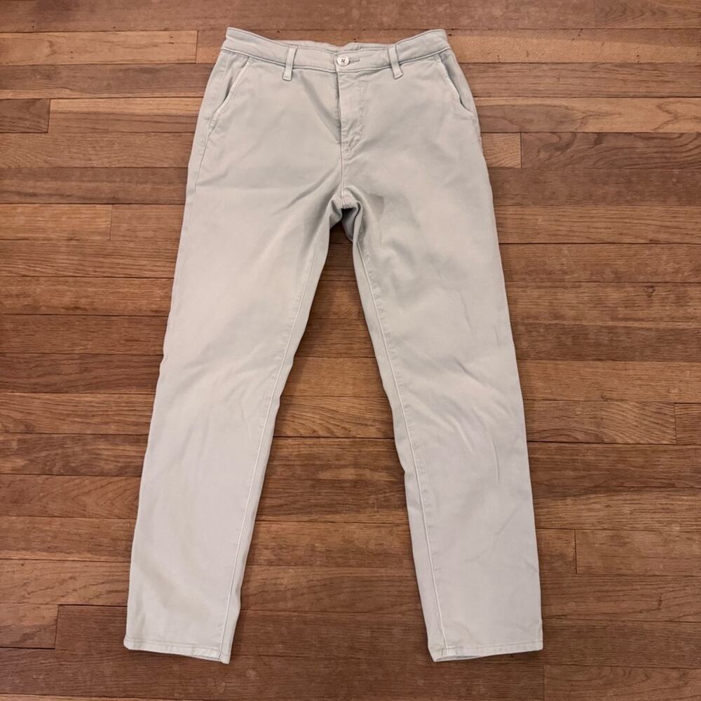 Adriano Goldschmied women's green hue khaki pants size 25  b70